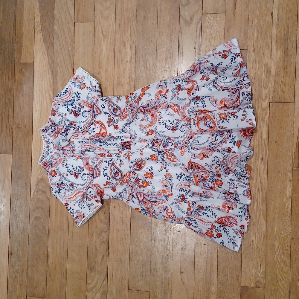 Janie and Jack floral print dress size 4T